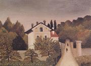Henri Rousseau Landscape on the Banks of the Oise Spain oil painting artist